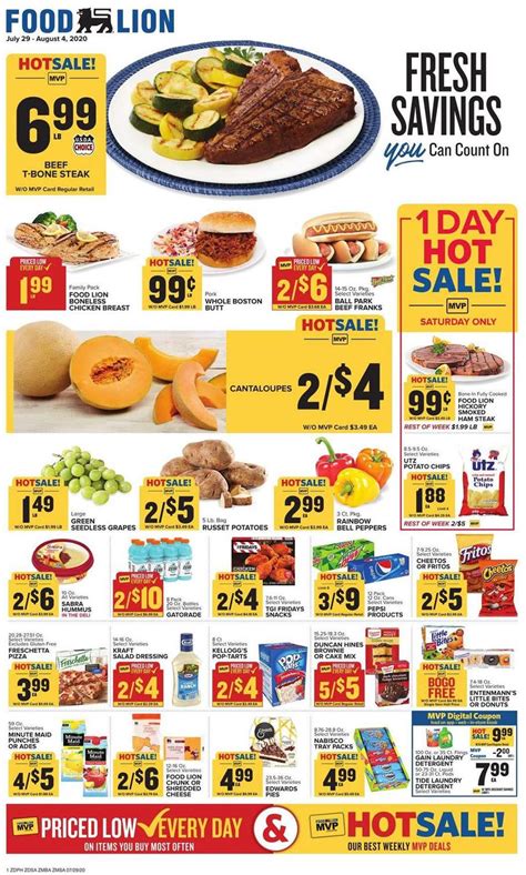 Get this week food lion weekly circular, grocery coupons, online weekly specials, best savings and offers. Food Lion Weekly Ad Jul 29 - Aug 4, 2020