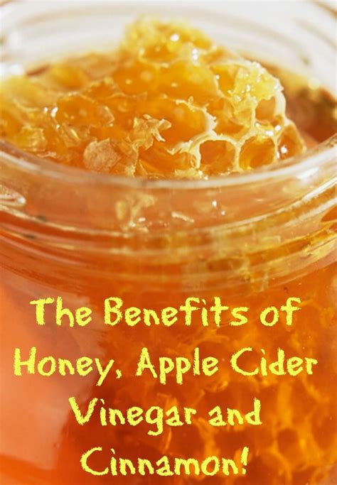 Check Out The Benefits Of Honey Apple Cider Vinegar Acv And Cinnamon