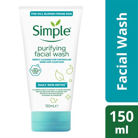 Simple Daily Skin Detox Purifying Facial Wash Buy Simple Daily Skin