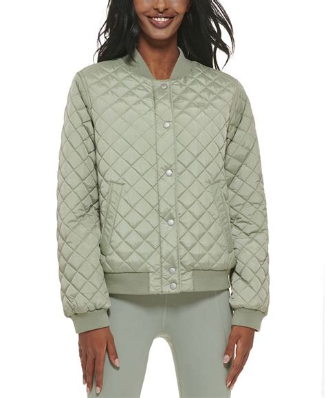 Levis Diamond Quilted Bomber Jacket And Reviews Jackets And Blazers
