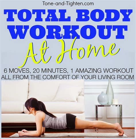 Quick At Home Total Body Workout Tone And Tighten