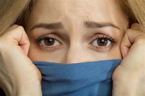 Young Lady Being In Gloomy Mood Stock Photo Image Of Dissatisfied