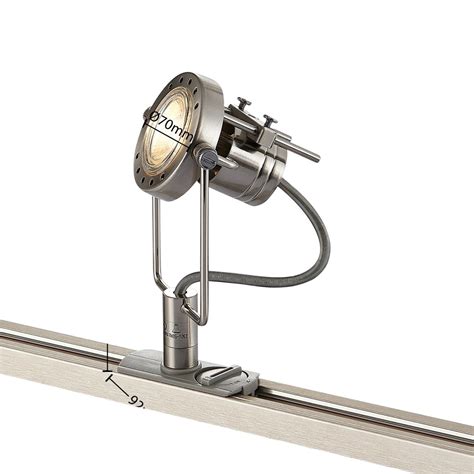 Spot Led Arika Système Sur Rail Monophasé Nickel Luminaires Sur Rail Arcchio Alina Frances