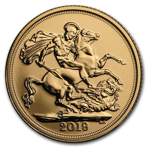 Royal Mint 2019 Great Britain Gold Sovereign Bu