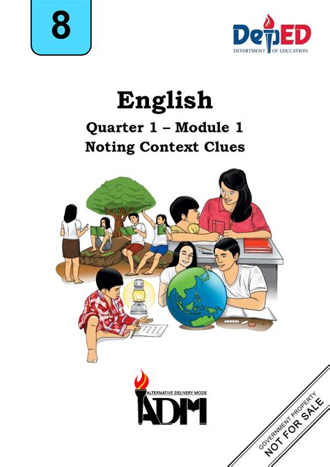 English 8 Q1 Mod1 Noting Context Clues Final 07282020 8 English