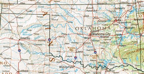 Oklahoma Maps Perry Castañeda Map Collection Ut