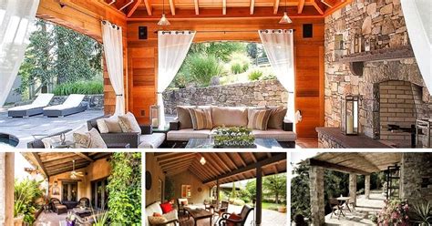 The overall effect of the spaces expertly mixed motif offers up a fun and. 7 Gorgeous Covered Patio Ideas to Enjoy the Outdoors Rain ...