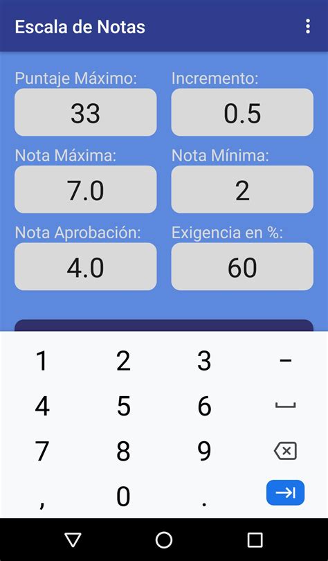 Escala De Notas For Android Apk Download