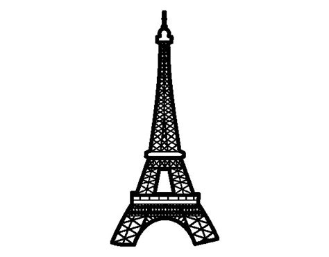 Disegno Di Torre Eiffel Da Colorare