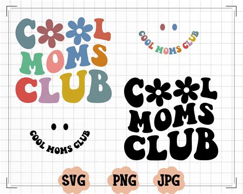 Cool Moms Club Svg Cool Moms Club Png Moms Svg Moms To Be Etsy Uk