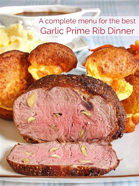 Get creative with your sauces and side dishes. Smoky Spice Garlic Prime Rib with Side Dish Recipes too ...
