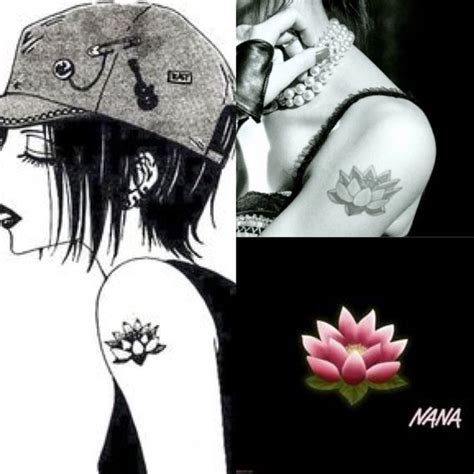Nana Tattoos Ren Flower Black And White Or Colourful Nana Tattoo