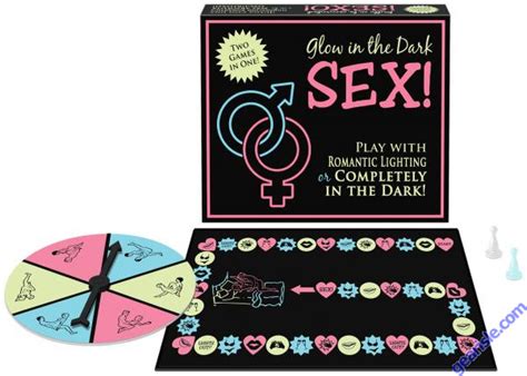 glow in the dark sex two games in one play with romantic lighting
