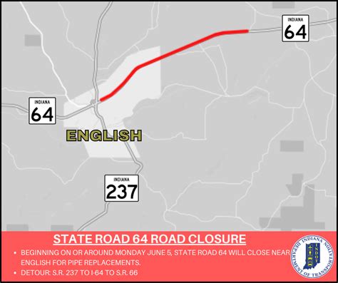 Road Closure Planned For State Road 64
