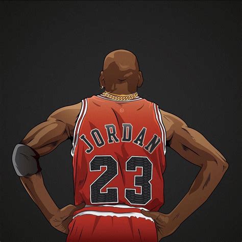 Michael Jordan Six Rings X Two Chains Illustration Michael Jordan Art