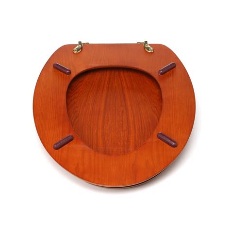 Comfort Seats Decorative Wood Elongated Toilet Seat And Reviews Wayfair