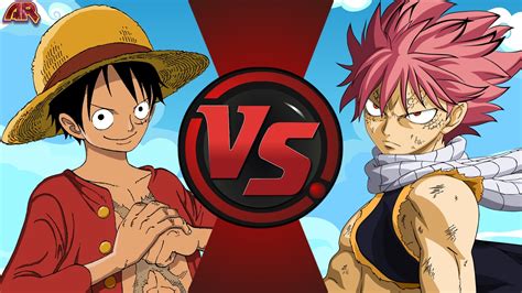 Not sure what you are getting at, it's kinda obvious that one piece is more loved and have a larger fanbase than fairy tail both in japan and the west/rest of the world. LUFFY vs NATSU! (One Piece vs Fairy Tail) Cartoon Fight ...
