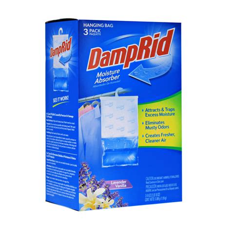 Damprid Lavender Vanilla Hanging Moisture Absorber 3 Pack