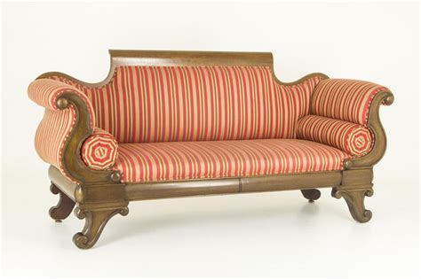 Antique Sofa Victorian Carved Mahogany Sofa England 1890s