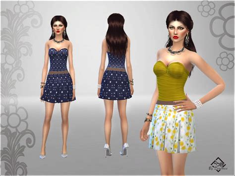 Spring Dress Mini By Devirose At Tsr Sims 4 Updates