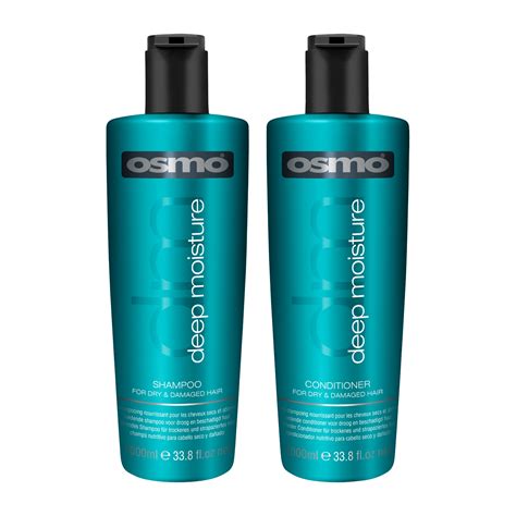 Osmo Deep Moisture Hair Shampoo And Conditioner 1000ml Professional Home
