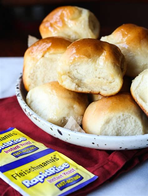 fluffy and sweet honey dinner rolls this easy dinner rolls recipe is made with rapid rise yeast