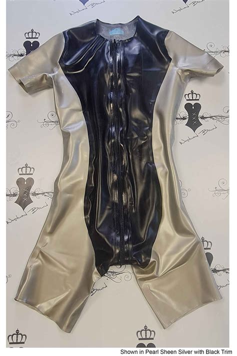 Mens Panel Latex Surf Suit With A Contrasting Centre Panel Clearance