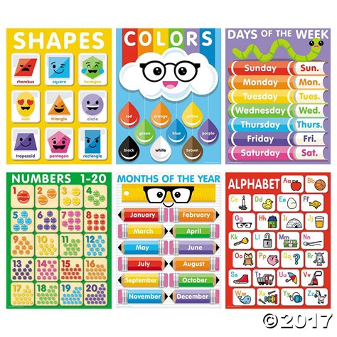 Teach The Basics In A Fun And Colorful Way With This Set Of Educational