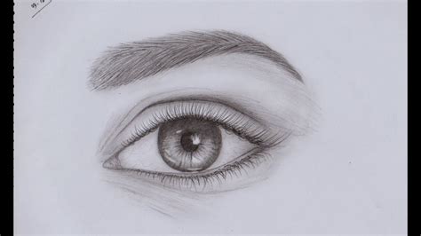 Easy Way To Draw A Realistic Eyestep By Step Youtube