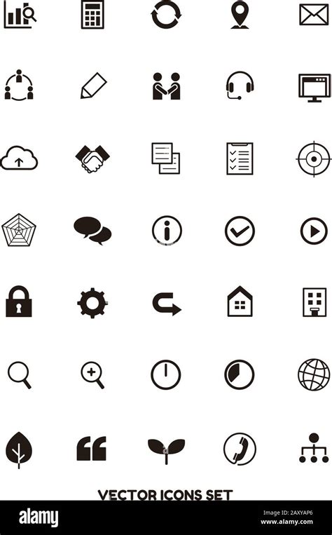 Vector Icon Set Illustration For Web Designing Stock Vector Image And Art