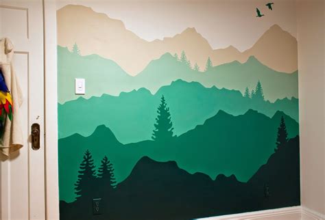 Pam Lostracco Kids Room Wall Kids Room Paint Mountain Mural