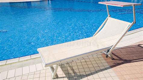 Resort Pool Summer Resort Chair Relax Lounge At Luxury Hotel Pool