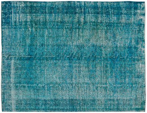 Hard to weave, part 2: vintage teppich türkis 308 X 204