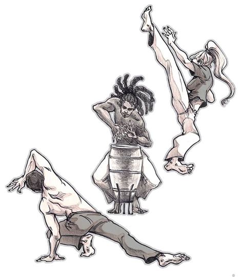 Awesome Capoeira Drawings Tatuagem De Capoeira Artes Marciais