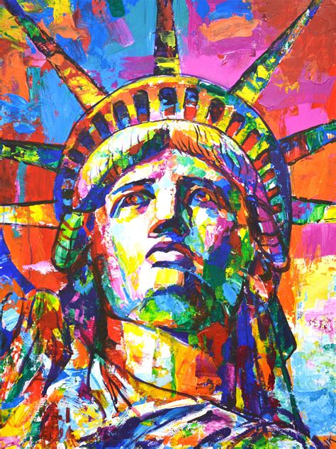 Statue Of Liberty 2 Painting By Iryna Kastsova Artmajeur