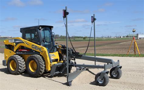 Skid Steer Grader Attachment Laser System Optional Spartan Equipment