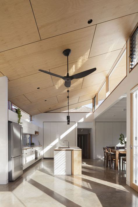 This Modern Home Honours Light And Open Space Plywood Ceiling