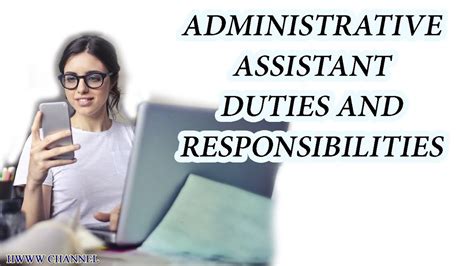 Administrative Assistant Duties And Responsibilities Administration