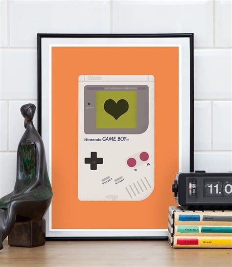 Video Game Poster Play Room Art Baby Boy Room Gameboy By Handz