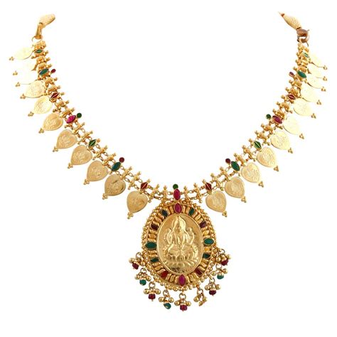 Traditional Lakshmi Necklace Jewellery Designs