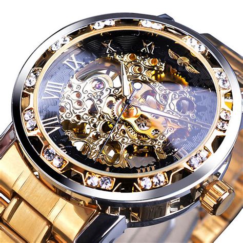 【メンズ】 Luxury Automatic Watches For Men Black Dial Mechanical Watches