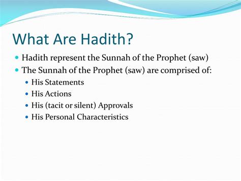 ppt hadith powerpoint presentation free download id 3551914