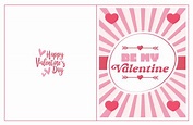 6 Best Images of Free Printable Valentine Cards Templates - Valentine's ...