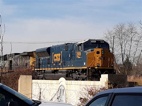 One Of Csxs New Sd70ace T4 St70ah In Hagerstown On Train D720 Trains