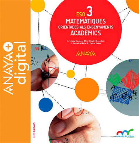 Matemàtiques Orientades Als Ensenyaments Acadèmics 3 Eso Anaya