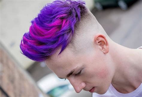 15 Funky Purple Hairstyles For Men 2021 Update Hairstylecamp