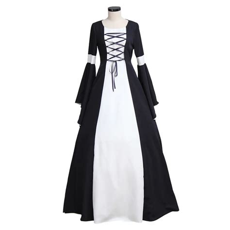 Best Price Chiffon Medieval Renaissance Dress Costume Gothic Lolita
