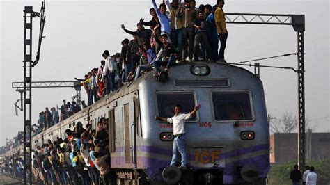 These Photos Of Indias Overcrowded Railways Will Make You Grateful For