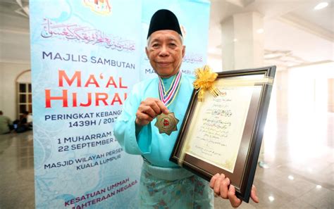 Untuk sambutan tahun 1441h/ 2019 masehi, tema sambutan maal hijrah adalah. Tun Sakaran is this year's Tokoh Maal Hijrah | New Straits ...