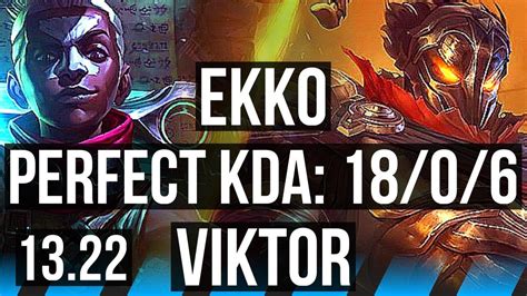 Ekko Vs Viktor Mid Legendary Games Rank Ekko Kr